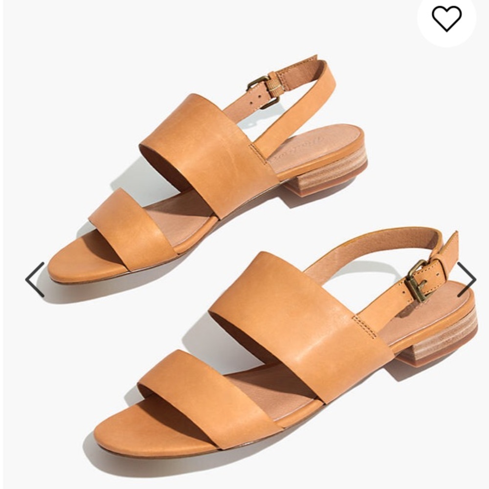 NWT Madewell Elena Leather Sandals